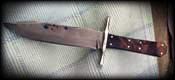 Old Bowie knife, type XVIII e .