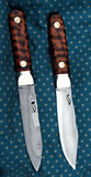 deux tres beaux green river en bois d'amourette et mitres en maillechort.