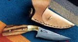 couteau en snakewood et laiton